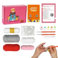 Needle Felting Kit Wool Felting Tools Handmade Felt Needle Set Wool Felting Fabric Materials Accessories DIY Crochet Hook Kit
