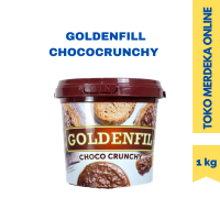 Goldenfil Choco Crunchy 1 Kg Coklat - Snack Makanan Toples Food