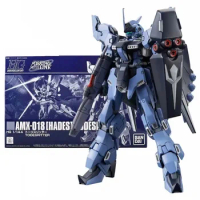 Bandai Figure Gundam Model Kit Anime Figures PB HG AMX-018 Hades Todesritter Mobile Suit Gunpla Action Figure Toys For Boys