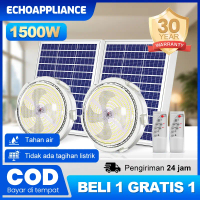 TERSEDIA Garansi 30 tahun lampu panel surya indoor Solar Ceiling Lampu indoor 1500W Solar Cell lampu