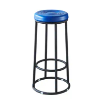 Bar Chair Round Bar Stool Iron KTV Bar Stool Mobile Phone Store Counter Front Desk Stool Commercial Stool Chair