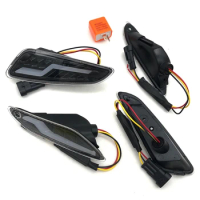 Motorcycle Front Rear Turn Signals Blinker Daytime Running LED Light For Piaggio Vespa Sprint Primavera 50 125 150CC Parts