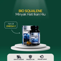 Bio Squalene Herbal Minyak Hati Ikan Hiu 100% Original Asli High Quality Isi 30 Softgel BPOM & Halal