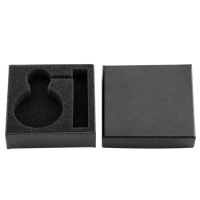 Square Black Pocket Watch Box Paper Case Storage Gift Boxes 9*9*2.6cm