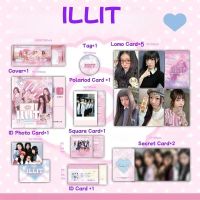 Thẻ Lomo Trong Suốt, H2H ILLIT KickFlip Kaji Card EN MEOVV NCT DREAM WISH, Laser Hologram, Thẻ Ảnh I