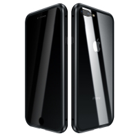 iPhone7 8Plus 金屬防窺全包磁吸殼雙面玻璃手機保護殼 7 8Plus手機殼