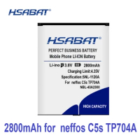HSABAT 2800mAh NBL-43A2300 Battery For neffos C5s TP704A TP704C C5A TP703A