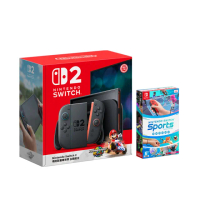 【Nintendo 任天堂】Switch 2 瑪利歐賽車世界 主機組合+Switch 運動-內含腿部固定帶(台灣公司貨)