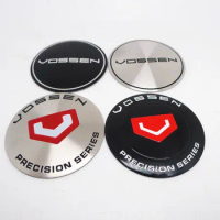 4pcs 65mm Vossen Wheel Center Hub Cap Stickers Logo Badge Emblem Car Styling Accessories