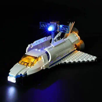 USB Light Kit for Lego Creator Space Shuttle Explorer 31066 Brick Building Blocks-(Not Included Lego Model)