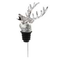 Pourer Deer Head Stainless Steel Bottle with Aerating Spout And Stopper for , Champagne, Cider, Sparkling