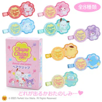 Japan's Original Sanrio Chupa Chups Cartoon Lollipop Keychain Kitty Mymelody Pochacco Hangyodon Pendant Hairpin Box Storage Bag
