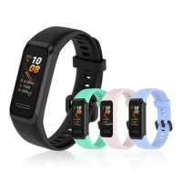 Wristband Reusable Lightweight Comfortable Replacement Silicone Sport Wrist Band Watch Band for Huawei Band 4 ADS-B29