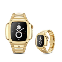 【Golden Concept】Apple Watch 41mm 保護殼 WC-RO41 金錶殼/金不鏽鋼錶帶(18K金PVD鍍層)
