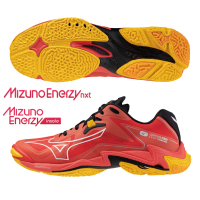 【MIZUNO 美津濃】休閒鞋 男鞋 運動鞋 排球鞋 SKY BLASTER 橘紅 V1GA240002