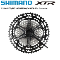 Shimano DEORE SLX XT XTR Series Cassette M6100 M7100 M8100 M9100 12s For Mountain Bike Riding Parts 12 Speed 10-51T 10-45T