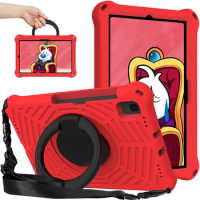 For Samsung Galaxy Tab S6 10.5 inch 2019 SM-T860 SM-T865 Case EVA Kids Safe Pull Ring Shockproof Shoulder Strap Stand Cover
