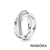 【Pandora官方直營】三環交織戒指