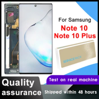 Dynamic AMOLED For Samsung Note 10+ Display Note 10 N970F Note 10 Plus N975 LCD Touch Screen Digitizer Assembly Replacement