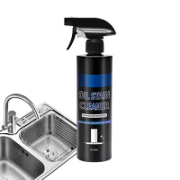Kitchen Oil Stain Cleaner 500ml Multi-Function Spray Oil Remover Time-Saving Stain Removing Sspray For Oven Range Hoods