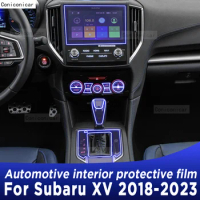 For Subaru XV 2018-2023 2022 Gearbox Panel Navigation Screen Automotive Interior TPU Protective Film Cover Anti-Scratch Sticker