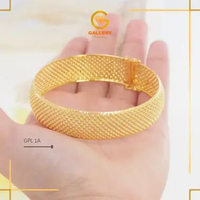 Gelang Emas 6K Bangle keroncong Dubai GPL 1A Galeri 21 Fashion