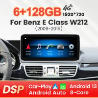 New Android Car Media Player GPS Navigation All-in-One 12.5" For Mercedes-Benz E-Class W212 S212 Wireless Carplay Auto Display