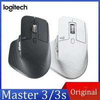 Original Logitech MX Master 3S /MX Master 3 Wireless Mouse 8000 DPI Auto-Shift Scroll Wheel Wireless Bluetooth Mouse Office Mice