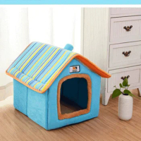 Removable and Washable Pet Kennel Dog House Cat House Pet Kennel Dog Supplies Pet Supplies Dog Bed