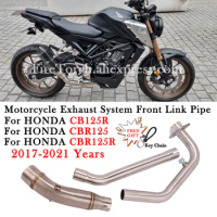 For HONDA CBR125 CBR125R CB125R CBR 125R CB 125 2017 - 2021 Motorcycle Exhaust Muffler Escape Modify Front Mid Link Pipe Slip-On