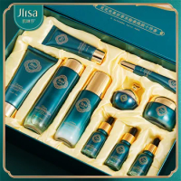 JLISA 2/6/10pcs Bose Pure Plant Extract Skin Care Set Hydrating Moisturizing Cleansing Essence Aqua Eye Cream Skin Care Set Box