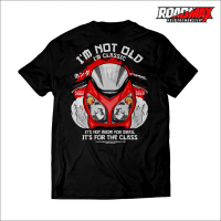 ROADMAX - Kaos CBR 150 Old Menolak Punah Overbore DOHC Katun Combad 30s