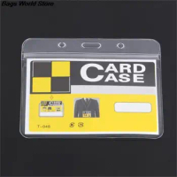 10pcs/lot ID Card holder Acrylic Badges Passport IC Work Permit Card name Tag Employee Badge holder