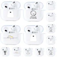 Funny Cute Earphone Cases For Airpods Pro 2 Funda Soft Headphone Cover For Apple Airpods 1 2 3 Capa Air Pods Pro Airpods3 Bag