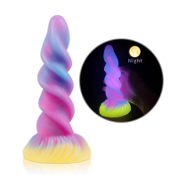 Luminous Silicone Realistic Dildo Strong Suction Cup Dildo Prostate Massager Dragon Thick Dildo Anal Sex Toys for Women