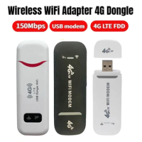 4G LTE USB Modem Dongle 150Mbps Wireless Network Adapter for Laptop PC Network Card Unlocked WiFi Hotspot Router