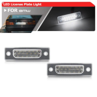 For BMW E32 7-Series 87-94 E34 5-Series 87-96 E34 M5 88-95 SMD Canbus Led License Plate Lights Auto Rear Tag Lamps