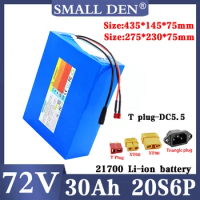 72V 30AH Electric Bike 20S6P Scooter motorcycle lithium battery pack 72V 1000w 1500W 2000W 3000W Battery 72v 84v battery