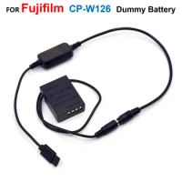 CP-W126 NP-W126 Dummy Battery DJI Ronin-S To Supply Power Adapter Cable For Fujifilm X-A2 X-T10 X-E2S X-Pro2 X-T20 XT1 X-A3 X-T3