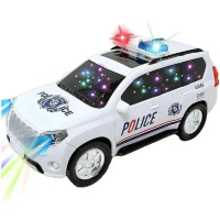 FREE BATTERIES Police Car Toy with Sound & Lights Siren Kereta Mainan Polis Vehicles Toys