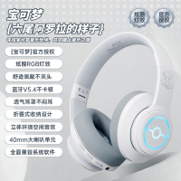 Pokemon Joint Name PM03 Bluetooth Headphones Over-Ear Wireless Gaming Music Sports Noise-Cancelling