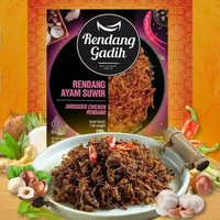 Rendang Gadih - Rendang Daging Ayam Suwir 150 g Medium Spicy