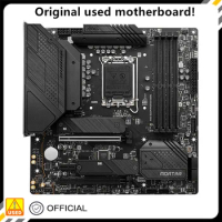 For MAG B660M MORTAR DDR4 Motherboard LGA 1700 For Intel B660 DDR4 M.2 NVME Original Desktop Mainboard Used Mainboard