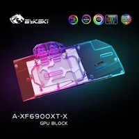 Bykski Full Cover Water Cooling GPU Block Cooler for XFX RX 6900 Speedster MERC 319 A-XF6900XT-X