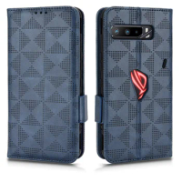 For Asus ROG Phone 3 ZS661KS Case Luxury Flip PU Leather Wallet Magnetic Adsorption Case For ROG Strix Phone3 I003DD Phone Bags
