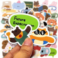 Cute Aesthetic Stationery School Office Supplies Sticker Kawaii Diary Decoration Lot Children's Stickers Pack Korean Paper Txt