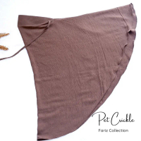 Hijab Bergo Pet Crinkle Tali Airflow/Hijab Instant Crinkle - MINT Lembut Rayon