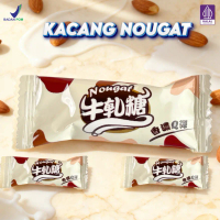 Permen Nougat Kacang Premium – Manis, Lembut & Renyah | Snack Nougat Kacang Lezat | 1 Toples Isi 12 