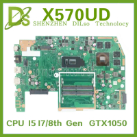 KEFU X570UD With I5-8250U I7-8550U GTX1050 Mainboard For ASUS TUF X570U K570UD FX570UD YX570UD Laptop Motherboard 100% Test OK