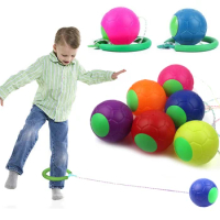 Skip Balls Children Sports Toys Adjustable Rope Length Outdoor &amp; Indoor Fitness Tools One Legged Jump Gifts for Boys Girls TMZ